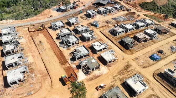  മുണ്ടക്കൈ-ചൂരൽമല ടൗൺഷിപ്പിൽ 237 വീടുകളുടെ വാർപ്പ് പൂർത്തിയായി